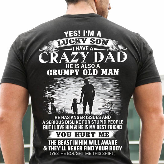 Gift For Son Tshirt From Dad - Funny T-shirts For Son - Special gift for your son - HL09 (SKU2604-91-00)