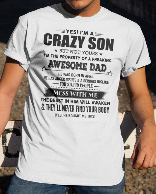 Gift for Son Tshirt - Gift For Son From Dad - HL04 (Sku.Dadson51)