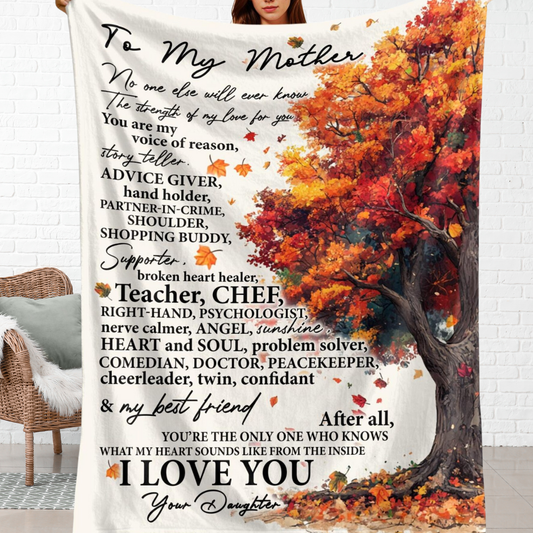 Special Gift For Mom Blanket - From Daughter