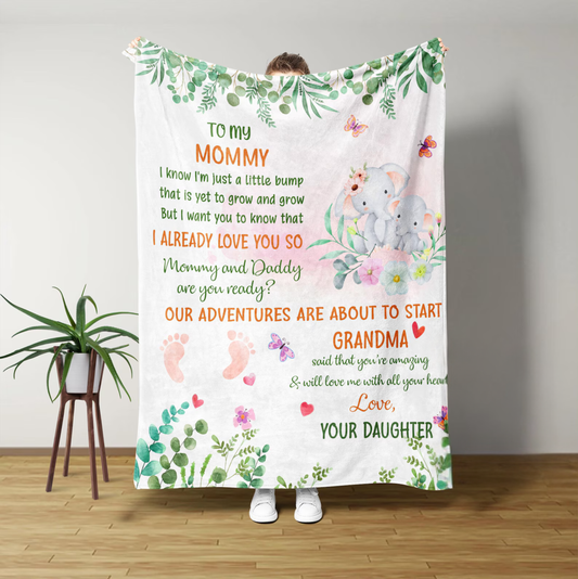 Special Gift For Mom Blanket - From Daughter