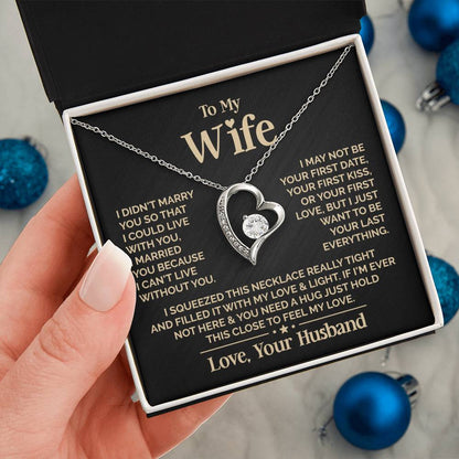 To My Wife Heart Necklace – Meaningful Gift for Wife
